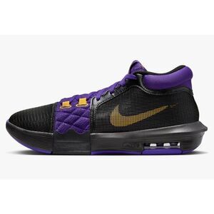 Nike Black and Purple Athletic Shoes